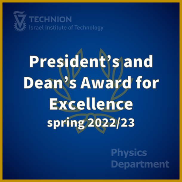 President’s and Dean’s Award for Excellence spring 2022/23