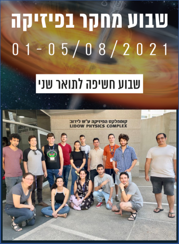 Technion Physics Research Week 2021