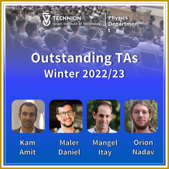 Outstanding teaching assistants Winter 2022/23